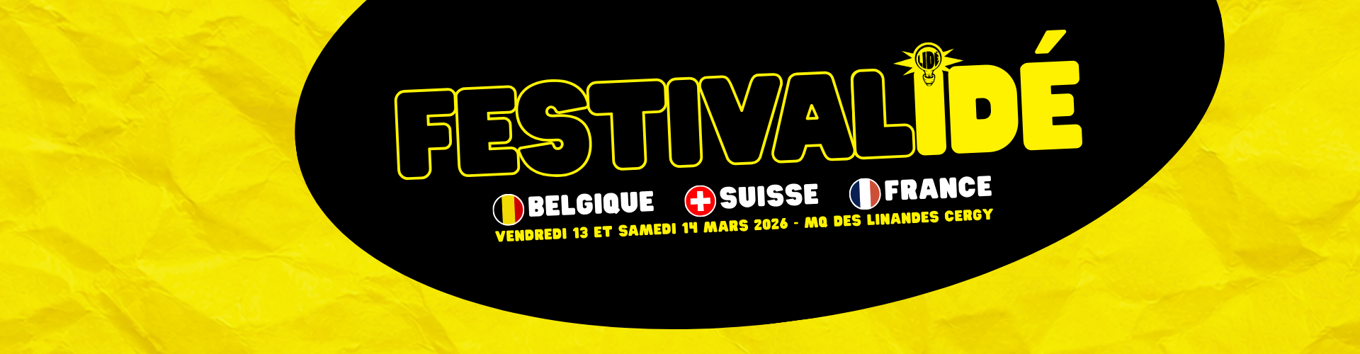 FestivaLidé, le festival impro de la Lidé de Cergy les 13 et 14 mars 2026 à la MQ des Linandes